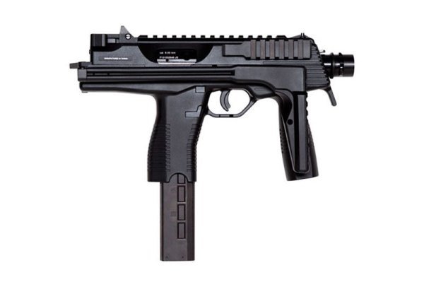KWA GBB KMP9R NS2 WITH GRIP BLOWBACK AIRSOFT SMG BLACK