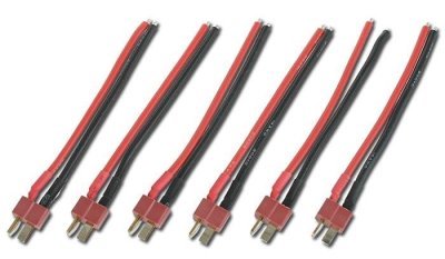 KINGARMS LARGE T-TYPE BATTERY PLUG WITH WIRES 6PCS Arsenal Sports