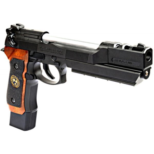 WE GBB M92 G2 S.T.A.R.S. BIOHAZARD EXTENDED BLOWBACK AIRSOFT PISTOL BROWN