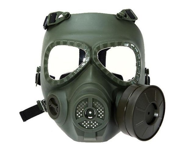 TMC DUMMY GAS MASK FACE PROTECTION M04 OD GREEN